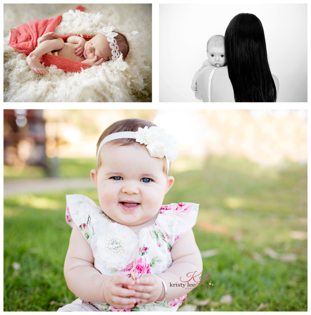 Little Evie from newborn to 8 months! Isn't it amazing how fast they grow in those first months! 
